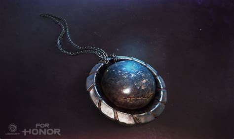 Magical black stone amulet